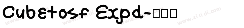CubeTosf Expd字体转换